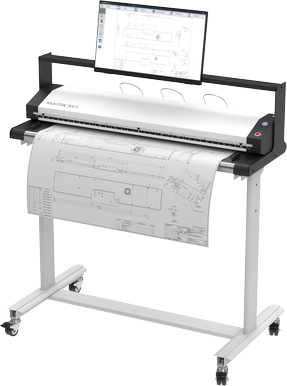 Select media type, printing quality and more as well as watch the ink levels through the 100% integration of the printer´s functionality in ScanWizard.